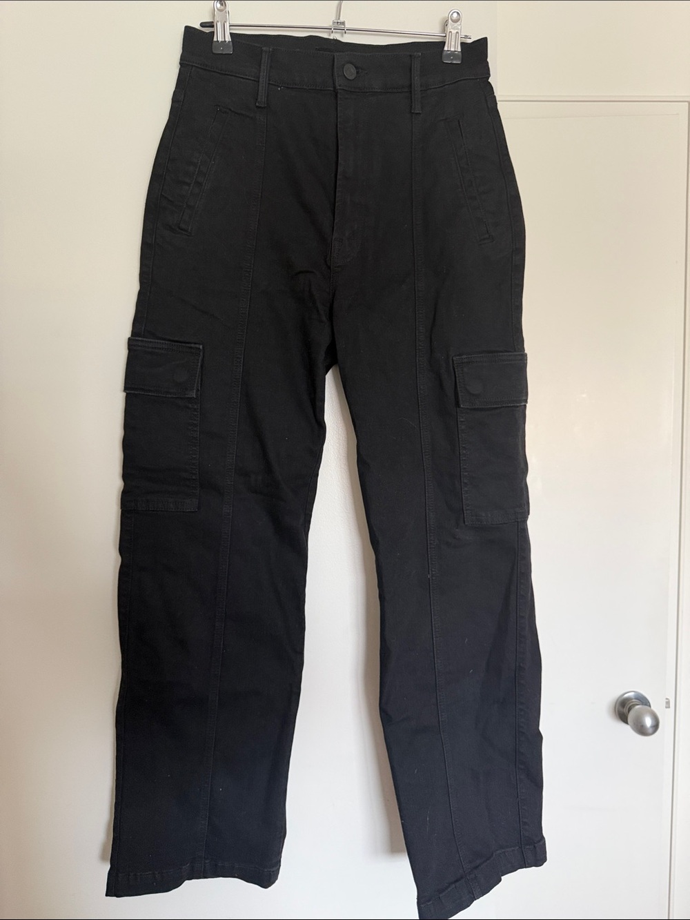 Mother Black Cargo Pants